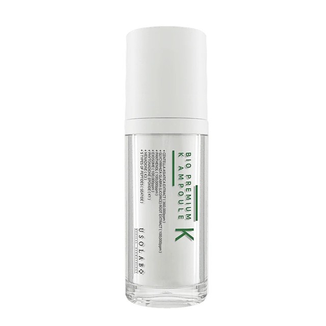 USOLAB Bio Premium K Ampoule 30ml-Oρός για ερυθρότητα, δυσχρωμίες, ροδόχρου & ανάπλαση 30ml