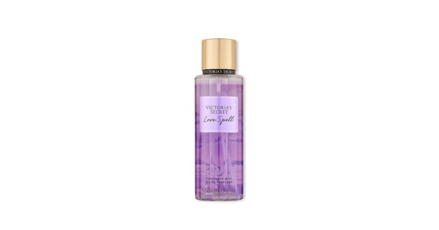 Victorias Secret Love Spell Fragrance Mist Σπρέι Σώματος, 250ml- Aκαταμάχητο μείγμα από πλούσια άνθη κερασιάς και ζουμερό ροδάκινο.