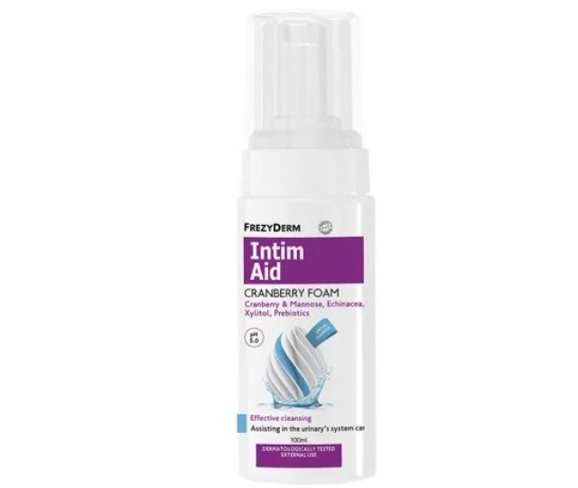 Frezyderm Intim Aid Soda Foam Αφρός Καθαρισμού για Ευαίσθητη Περιοχή 100ml
