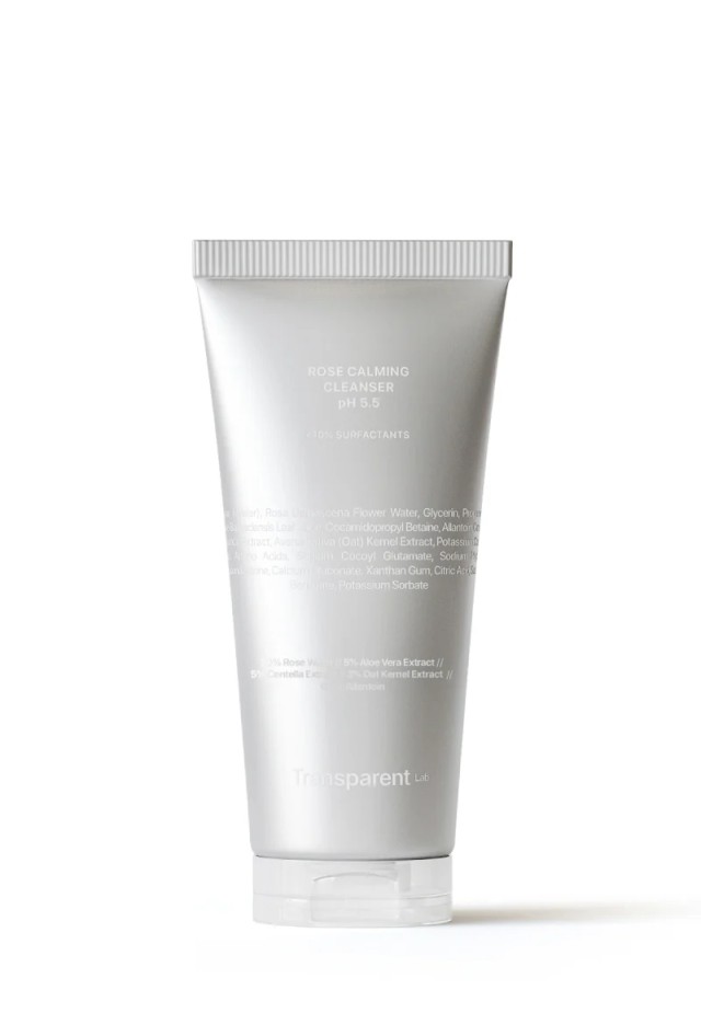 Transparent Rose Calming Cleanser 150ml - Kαθαριστικό προσώπου με ουδέτερο pH , Ροδόνερο και Βρώμη 150ml