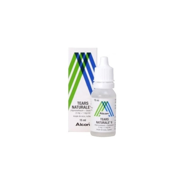 Alcon Tears Naturale II Οφθαλμικές Σταγόνες σε Διάλυμα, 15 ml