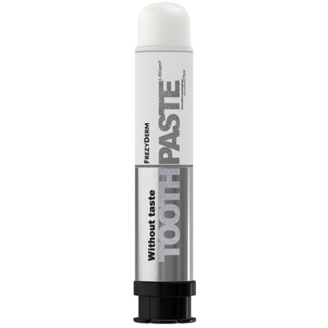 Frezyderm Without Taste Toothpaste Οδοντόκρεμα Χωρίς Γεύση & Άρωμα, 75ml