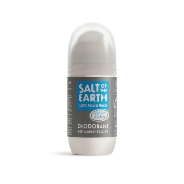 Salt of the Earth Vegan Vetiver & Citrus Αποσμητικό Roll-On 75ml
