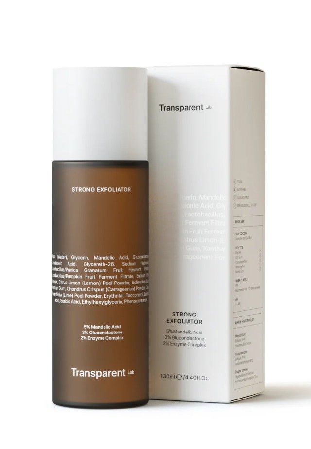 Transparent Lab Strong Exfoliator 130ml- Ισχύρο Χημικό Απολεπιστικό 130ml