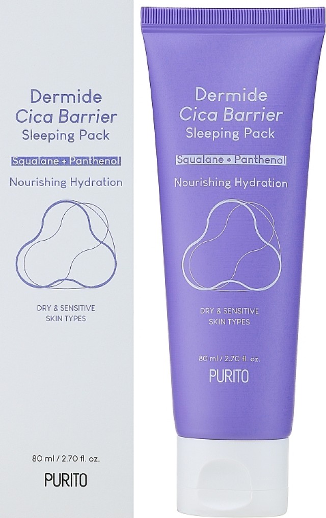 PURITO Dermide Cica Barrier Sleeping Pack 80ml