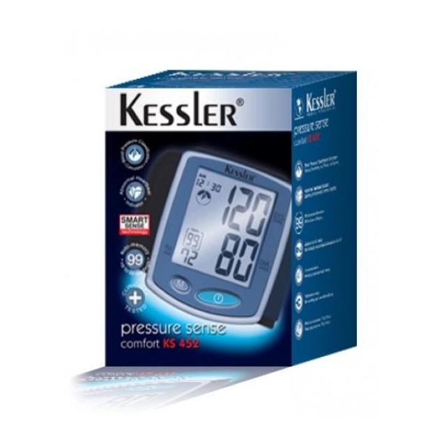 Kessler Pressure Sense Comfort KS452 Ψηφιακό Πιεσόμετρο Καρπού,1τεμ