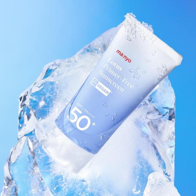 Ma:nyo Lotus Primer-Free Sunscreen SPF50+ PA++++ 50ml | Primer & Αντηλιακή Προστασία 3 σε 1 ,50ml