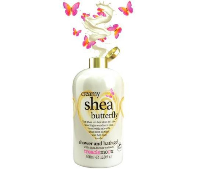 Treaclemoon Creamy Shea Butterfly Bath & Shower Gel Αναζωογονητικό & Ενυδατικό Αφρόλουτρο Σώματος 500ml