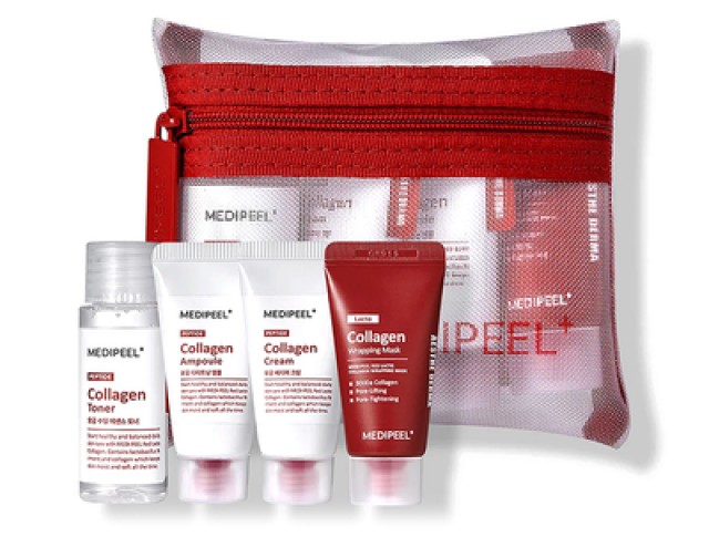 Medipeel Red Lacto Collagen Skin care trial Kit, 4τεμ