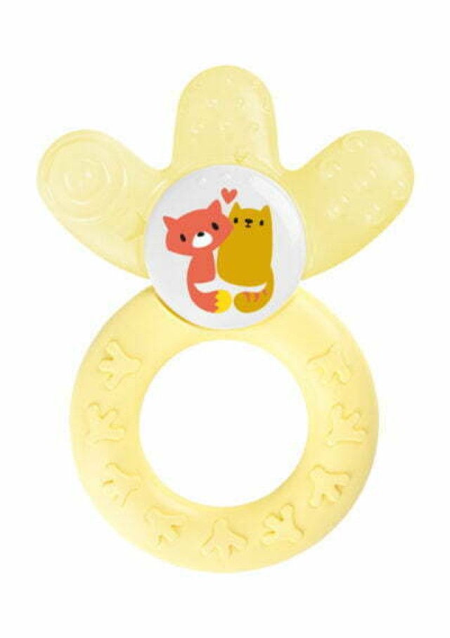 Mam Cooler Κρίκος Οδοντοφυΐας με Νερό για 4+ μηνών Κίτρινος