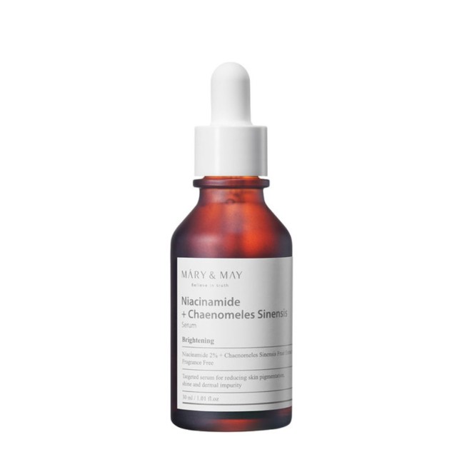 Mary&May Niacinamide + Chaenomeles Sinensis Serum -Ορός για ομοιόμορφο και λαμπερό δέρμα 30ml