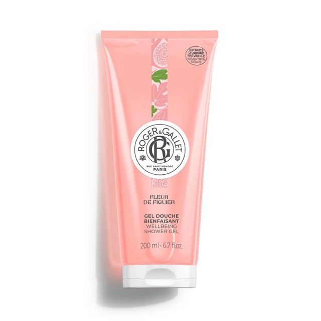 Roger&Gallet Fleur de Figuier Wellbeing Shower Gel Αναζωογονητικό Αφρόλουτρο  200ml