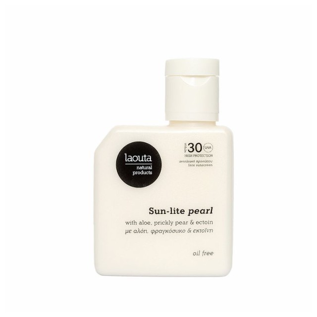 Laouta Sun-lite pearl Αντηλιακό Προσώπου - Oil Free SPF30, 50ml