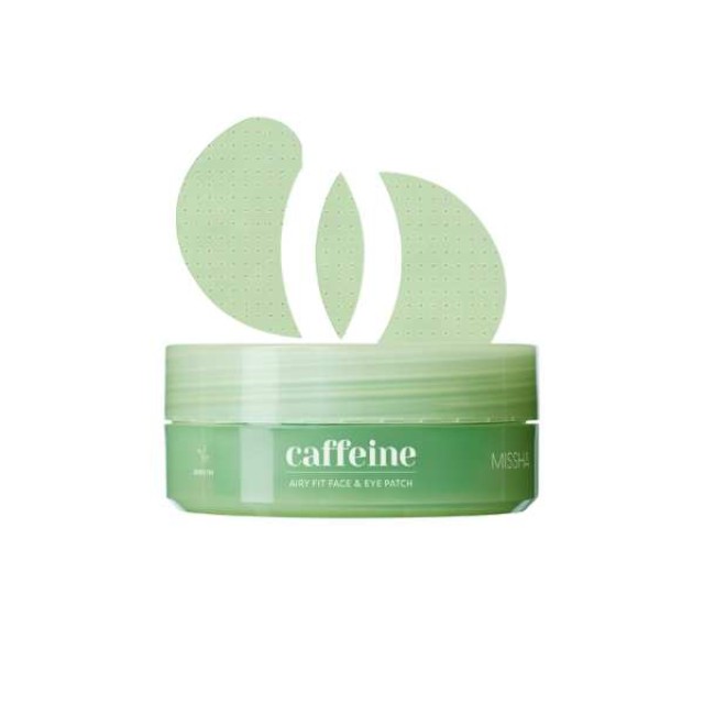MISSHA Airy Fit Caffeine Depuffing Face & Eye Patch - Επίθεματα για το Πρόσωπο και τα Μάτια με Καφεινη 60ptcs