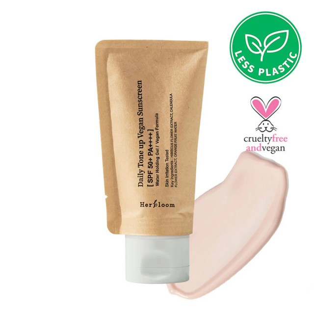 Herbloom Daily Tone Up Vegan Sunscreen SPF50+ PA++++Αντηλιακό με χρώμα SPF50+ 50ml