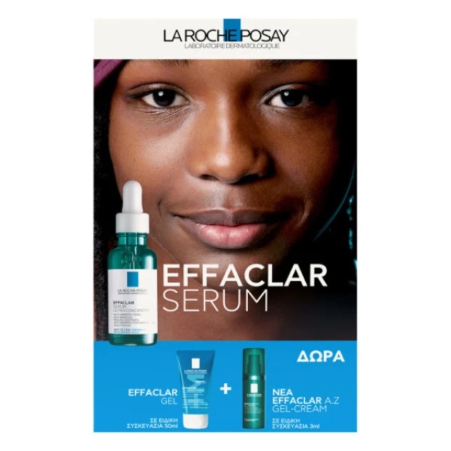 La Roche Posay Promo Effaclar Serum 30ml & Effaclar Gel 50ml & A.Z Gel-Cream 3ml