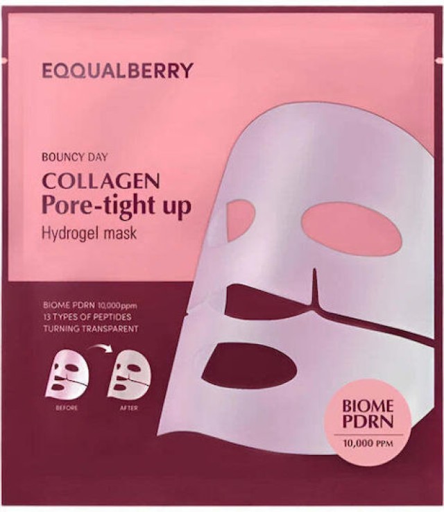 Eqqualberry Collagen Pore Tight Up Μάσκα Προσώπου για Λιπαρές Επιδερμίδες