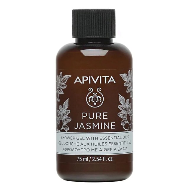 APIVITA ΜΙΝΙ ΑΦΡΟΛΟΥΤΡΟ PURE JASMINE ΜΕ ΑΙΘΕΡΙΑ ΕΛΑΙΑ 75ML
