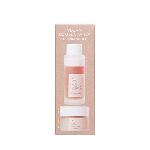 Dr. Ceuracle Vegan Kombucha Beginning Set- Starter Kit με κρέμα και essence Vegan Kombucha 50ml+30ml