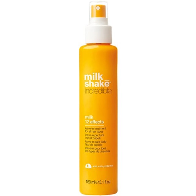 milk_shake Incredible Milk 12 Effects - leave-in θεραπεία με 12 οφέλη για λάμψη, θερμοπροστασία, απαλότητα και έλεγχο του φριζαρίσματος,150ml