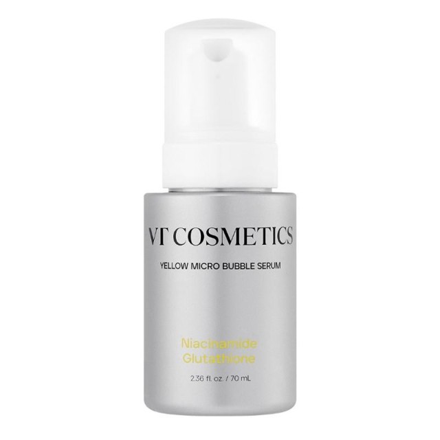 VT Niacinamide Glutathione Yellow Micro Bubble Serum-Ορός Μικροφυσαλίδων για λάμψη με Γλουταθειόνη και Νιασιναμίδη 70ml