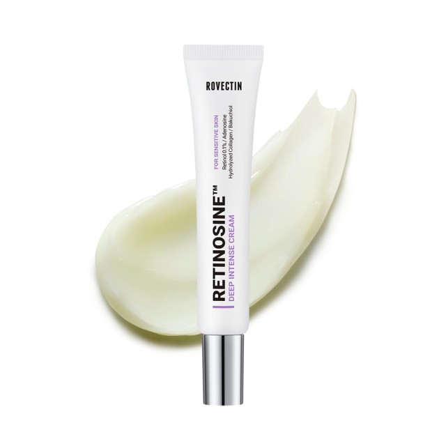 ROVECTIN Retinosine Deep Intense Cream – Αντιγηραντική κρέμα με 0,1% ρετινόλη, νιασιναμίδη, bakuchiol, αδενοσίνη, κολλαγόνο και ceramide 30ml