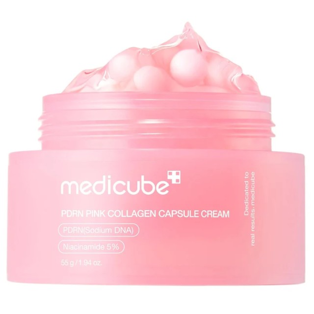 Medicube PDRN Pink Collagen Capsule Cream 55gr – Κρέμα με κάψουλες κολλαγόνου