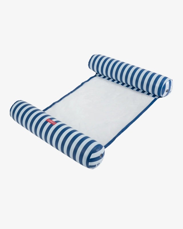 Flamingueo Hammock-Πλωτή Μπλε Αιώρα Θαλάσσης με Φουσκωτό Μαξιλάρι 73χ115cm, 1τεμ