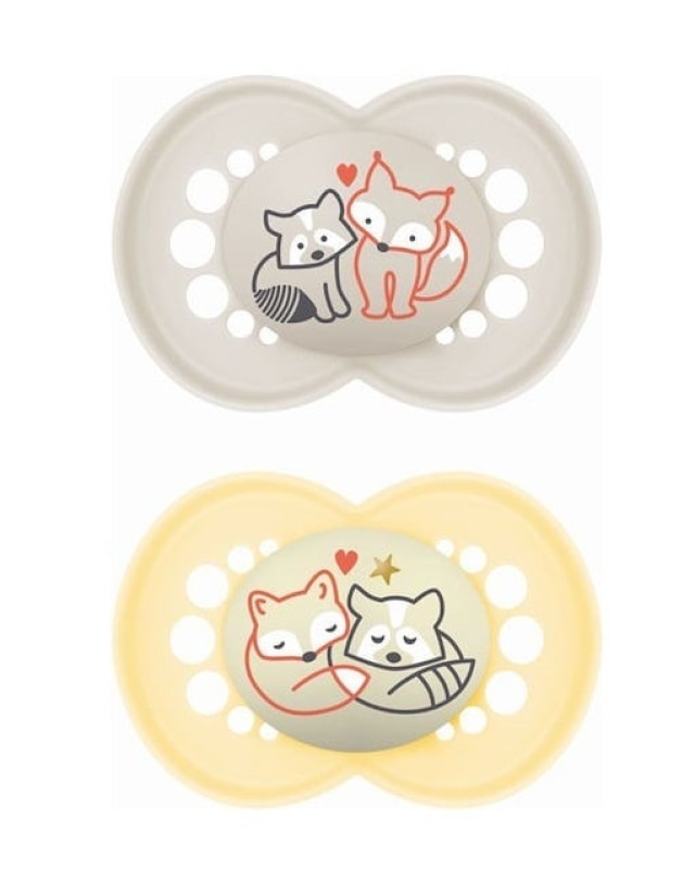 Mam Σετ Πιπίλες Day & Night 16+ μηνών Unisex 2τμχ