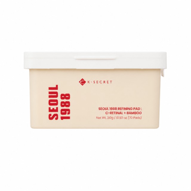 K-SECRET – Seoul 1988 Refining Pad: C-Retinal + Bamboo, 310g (70 pads)