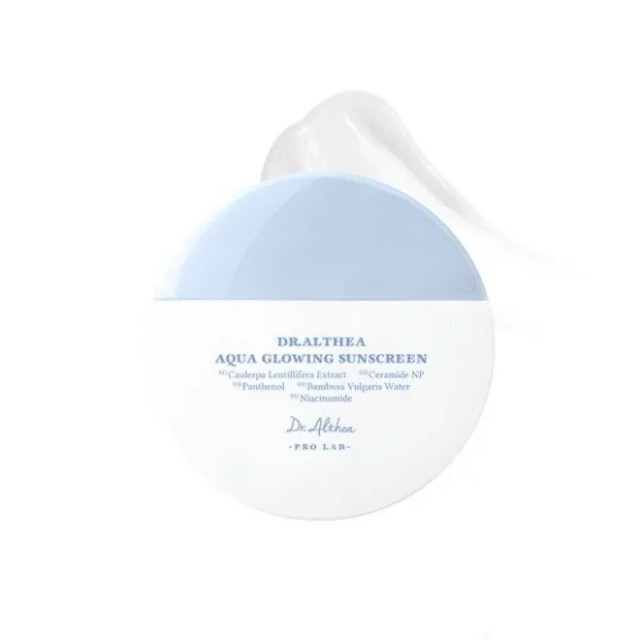 Dr.Althea Aqua Glowing Sunscreen Spf 50+PA++++ Αντηλιάκο ενυδατικό για όλους τους τύπους δέρματος 45ml