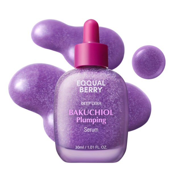 Eqqualberry deep cera bakuchiol plumping serum 30ml (με αποτέλεσμα την λεία και σφριγηλή υφή του δέρματος)