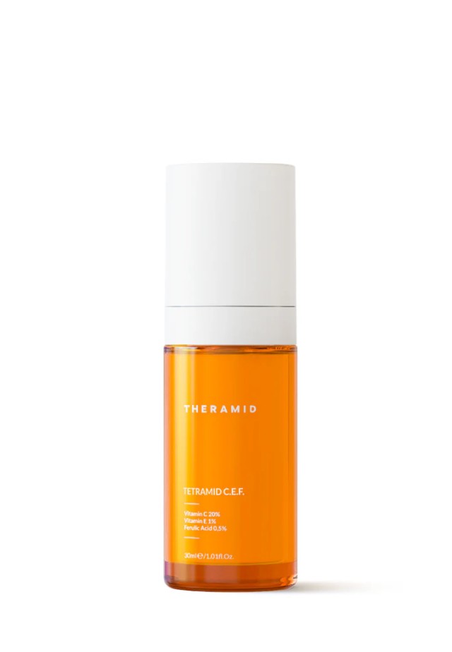 Theramid TETRAMID C.E.F. Serum-Αντιγηραντικό Serum Προσώπου με Βιταμίνη C & Κολλαγόνο για Αποτοξίνωση & Λάμψη 30ml
