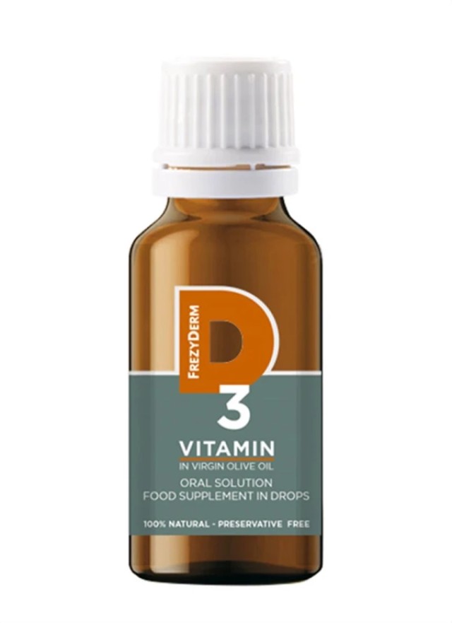 Frezyderm Vitamin D3 Συμπλήρωμα Διατροφής Βιταμίνης D3 σε Σταγόνες, 20ml