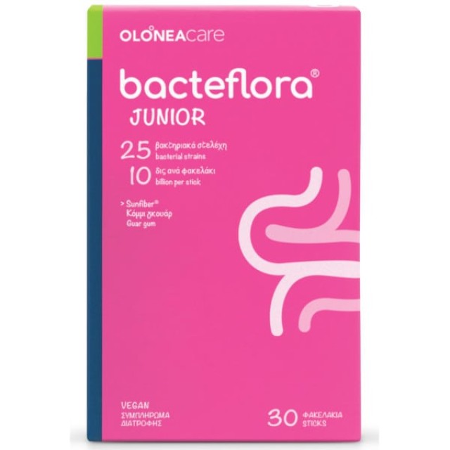 Olonea BacteFlora Junior Προβιοτικά σε Σκόνη με Ουδέτερη Γεύση 30sachets