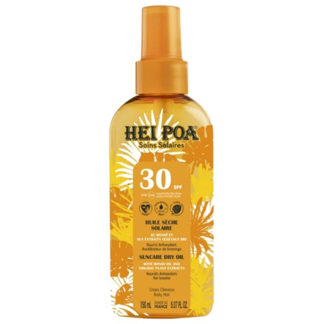 Hei Poa Suncare Dry Oil SPF30 Body & Hair 150ml