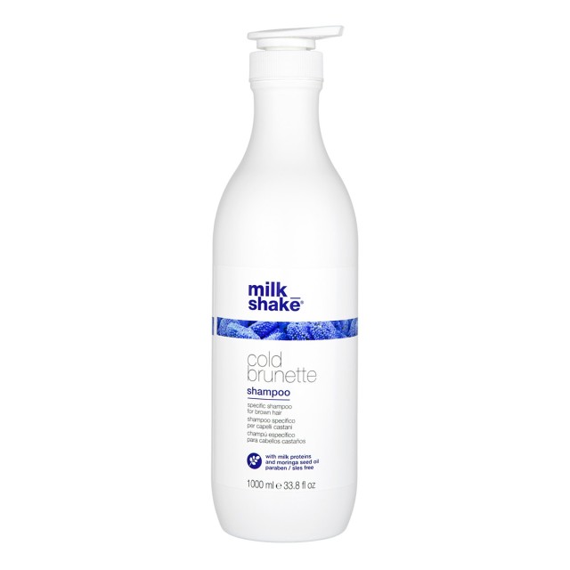 MilkShake Cold Brunette- Σαμπουάν για Προστασία Χρώματος για Βαμμένα Μαλλιά 1lt