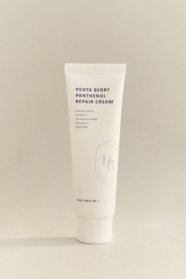 HEVEBLUE  Penta Berry Panthenol Repair Cream - Regenerating Face Cream 50ml-Αναπλαστική, αντιφλεγμονώδης και ενυδατική κρέμα 50ml