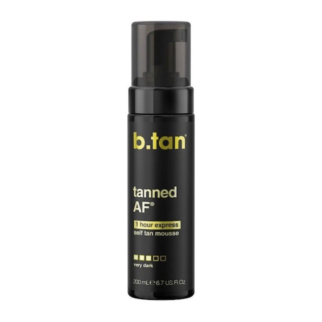 b.tan Tanned AF Self Tan Mousse, 200ml