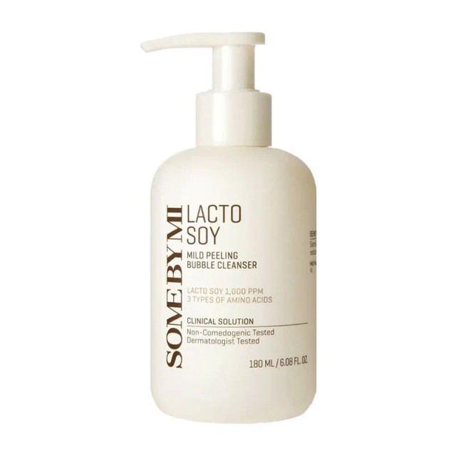 Some By Mi - Lacto Soy Mild Peeling Bubble Cleanser- Καθαριστικό Προσώπου - 180ml
