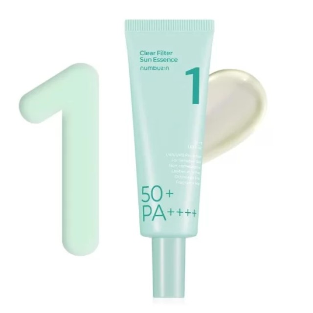 Numbuzin No.1 Clear Filter Sun Essence SPF50+ PA++++ Αντηλιακό Προσώπου, 50ml