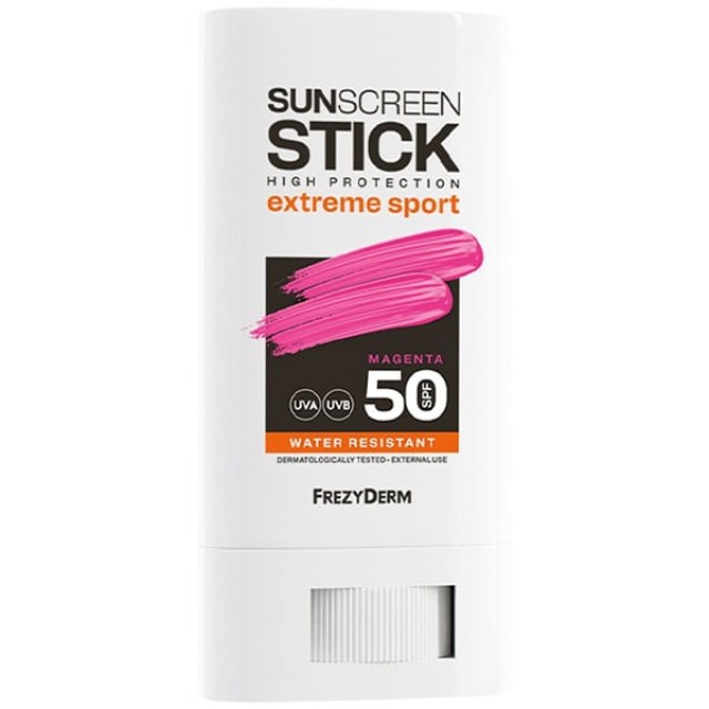 Frezyderm Extreme Sport Αντηλιακό Stick Προσώπου Magenta SPF50, 20ml