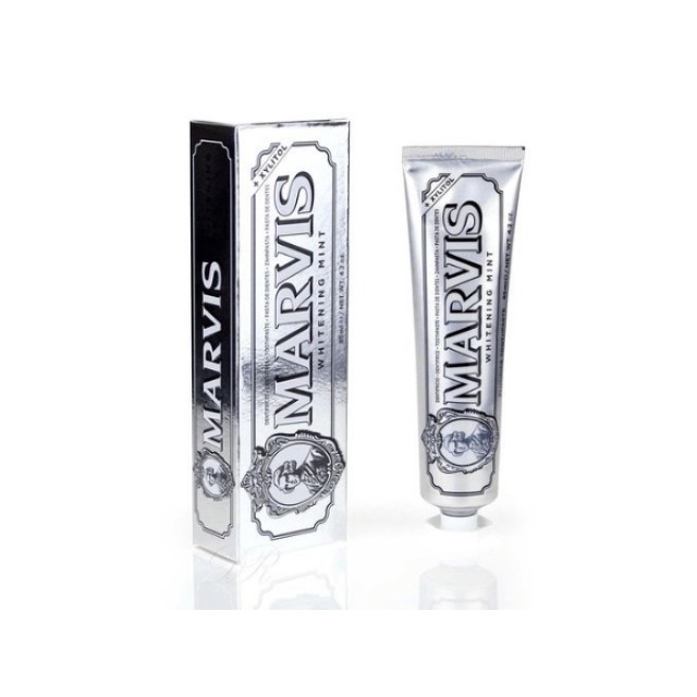 Marvis Toothpaste Whitening Mint Οδοντόκρεμα για Φωτεινά Δόντια με Γεύση Μέντας 85ml