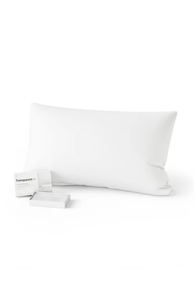Transparent Lab Pillowcase 40x80cm,1τεμ -stop στις λεπτές γραμμές, ρυτίδες, αφυδατωμένο δέρμα και σπάσιμο της τρίχας.