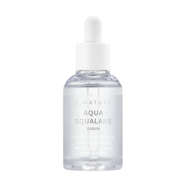 S.Nature Aqua Squalane Serum - Ενυδάτωση, Σύσφιξη & Καταπράυνση για Ευαίσθητο Δέρμα 50ml