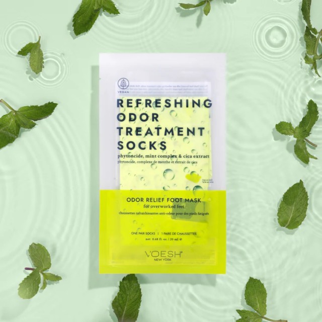 Voesh New York Refreshing Odor Treatment Socks – Odor Relief Foot Mask 1 ζευγάρι