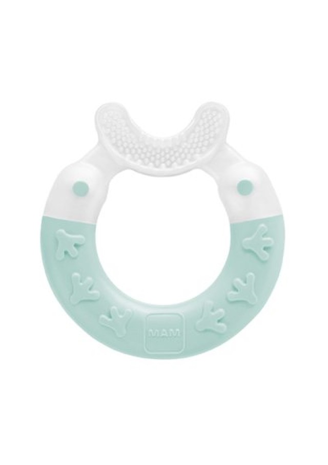 Mam Bite & Brush Κρίκος Οδοντοφυΐας γαλάζιο για 3+ Μηνών