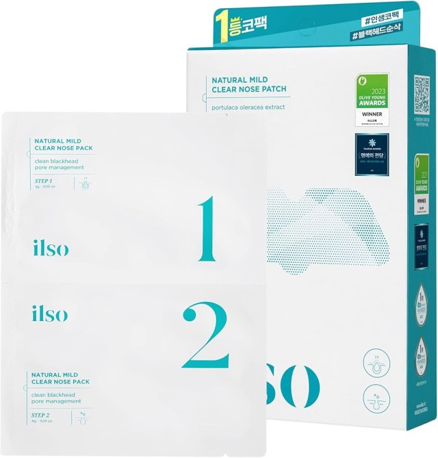ILSO Natural Mild Clear Nose Pack: Απαλός & Αποτελεσματικός Καθαρισμός Πόρων. 5σετ