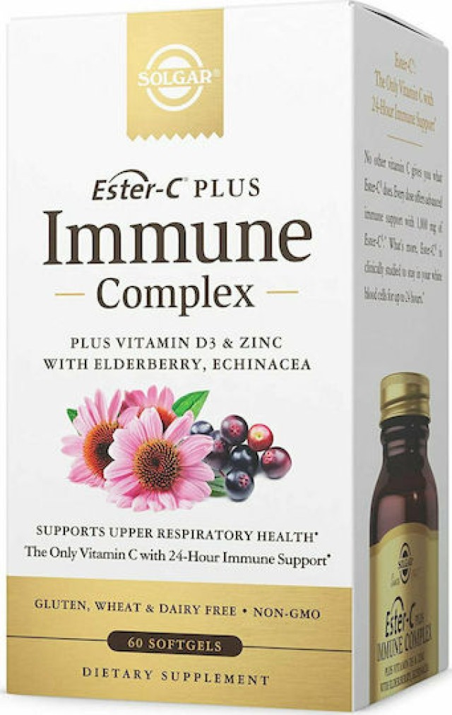 Solgar Ester-C Plus Immune Complex 1000mg 60 softgels