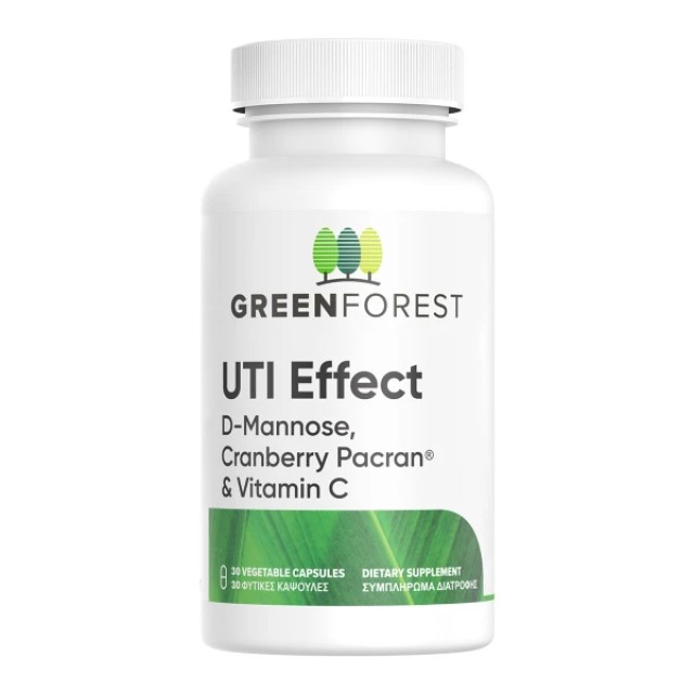 Green Forest UTI Effect, 30 Φυτικές Κάψουλες